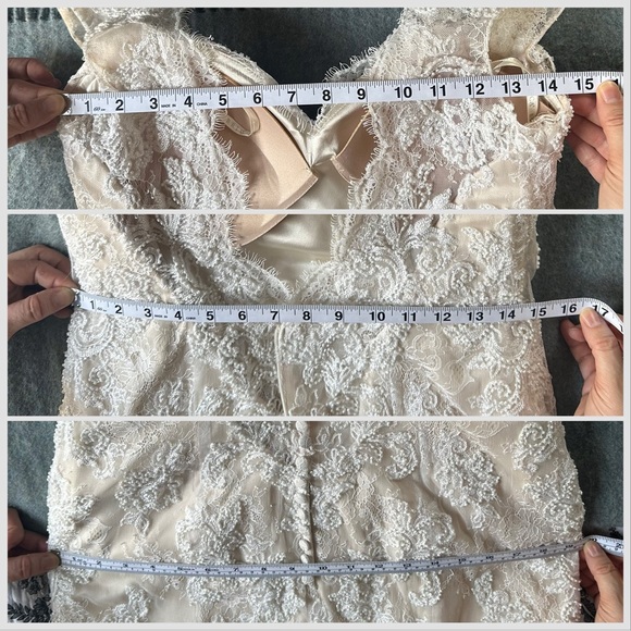 Casablanca fit and flare, sweetheart neckline, wedding dress (style 2215) - Picture 8 of 16